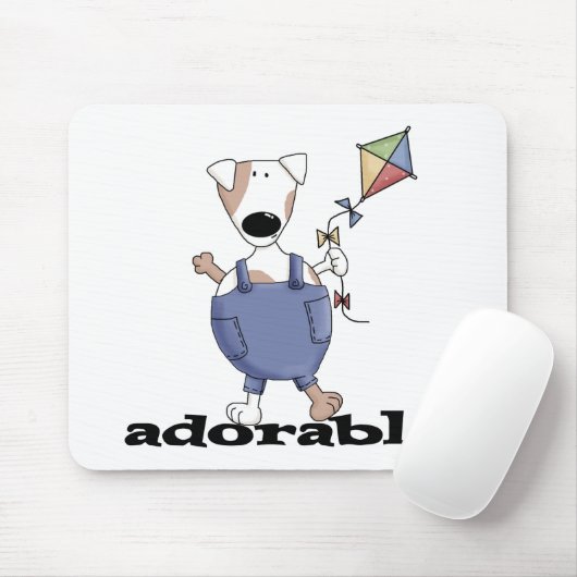 TAPIS DE SOURIS CHIEN ADORABLE (Avec souris)