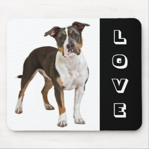 Tapis de souris chien Amstaff Américain Staffordsh