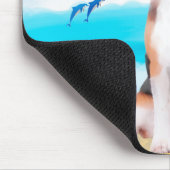 Tapis De Souris Chien beagle Sur La Plage (Coin)