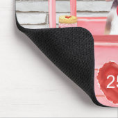 Tapis De Souris Chien beagle Valentine's Day Kissing Booth (Coin)
