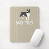 Tapis De Souris chien-Boston Terrier (Avec souris)