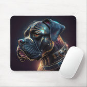 Tapis De Souris Chien Boxer Steampunk (Avec souris)