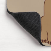 Tapis De Souris Chien Brun (Coin)