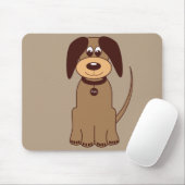 Tapis De Souris Chien Brun (Avec souris)