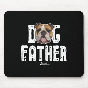 Tapis De Souris Chien Bulldog Père Bulldog Le Dogfather Ruff Life