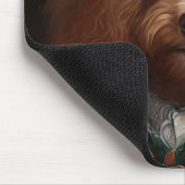 Tapis De Souris Chien Caniche en robe de la Saint-Patrick (Coin)