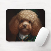 Tapis De Souris Chien Caniche en robe de la Saint-Patrick (Avec souris)