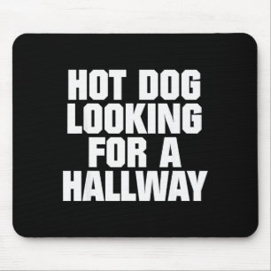 Tapis De Souris Chien Chaud Cherchant Un Couloir Amateurs De Chien