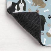 Tapis De Souris Chien Chien Chien Chien Chien Chien Paws et Os (Coin)