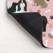 Tapis De Souris Chien Chiens Chiens Chiens Chiens Paws et Bones So (Coin)