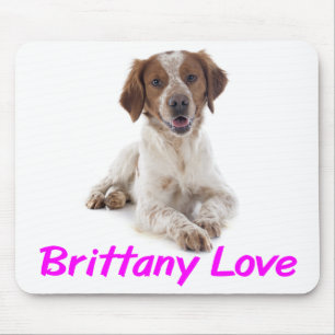 Tapis de souris Chien chiot Brittany Spaniel