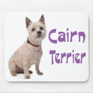 Tapis de souris Chien Chiot Cairn Terrier Crème