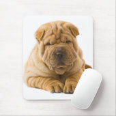 Tapis De Souris Chien chiot chinois Shar Pei - Sharpei (Avec souris)