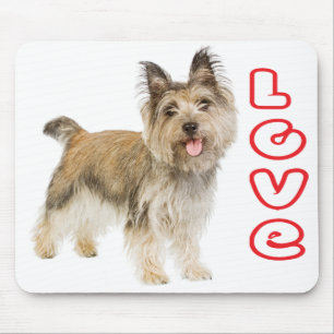 Tapis de souris Chien chiot Terrier Cairn Amour