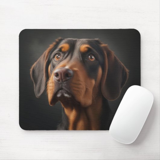 Tapis De Souris Chien Coonhound (Avec souris)