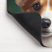 Tapis De Souris Chien Corgi en robe de la Saint-Patrick (Coin)