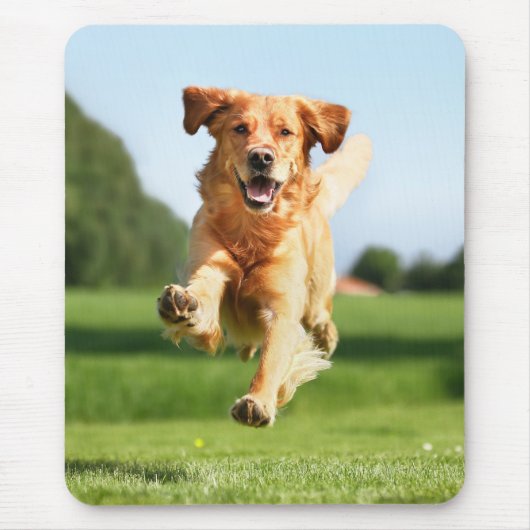Tapis De Souris Chien courant drôle (Devant)