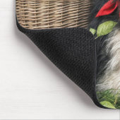 Tapis De Souris Chien dans Apple Orchard (Coin)