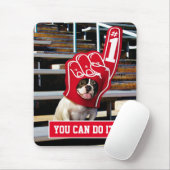 Tapis De Souris Chien dans la main de mousse (Avec souris)