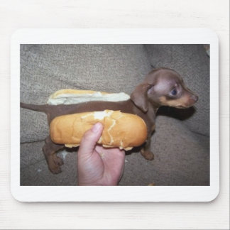 Tapis De Souris Chien dans un petit pain