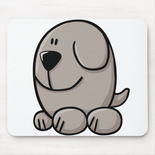 Tapis De Souris Chien de bande dessinée (Devant)