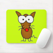 Tapis De Souris Chien de bande dessinée (Avec souris)