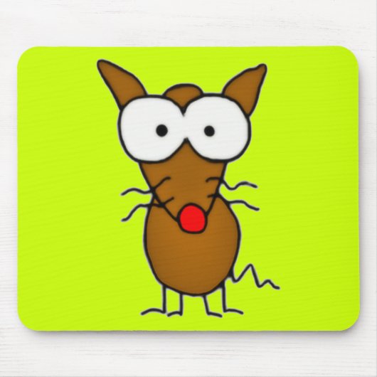 Tapis De Souris Chien de bande dessinée (Devant)
