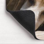 Tapis De Souris chien de basset fatigué (Coin)