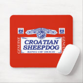 Tapis De Souris Chien de berger croate (Avec souris)