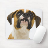 Tapis De Souris Chien de boxe levant (Avec souris)
