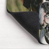 Tapis De Souris Chien de boxeur regardant fixement (Coin)