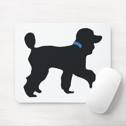 Tapis De Souris chien de caniche (Avec souris)