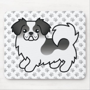 Tapis De Souris Chien de caricature mignon en espagnol tibétain no