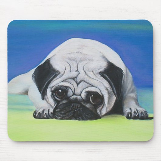 Tapis De Souris Chien de carlin (Devant)