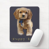 Tapis De Souris Chien de chiot (Avec souris)