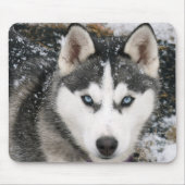Tapis De Souris Chien de chiot sibérien Husky à Mousepad (Devant)