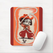 Tapis De Souris chien de cowboy (Avec souris)