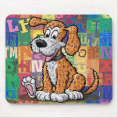 Tapis De Souris Chien de dessin (Devant)