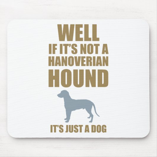 Tapis De Souris Chien de Hanoverian (Devant)