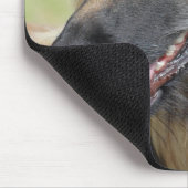 Tapis De Souris Chien de HoundPuppy d'Afghan (Coin)