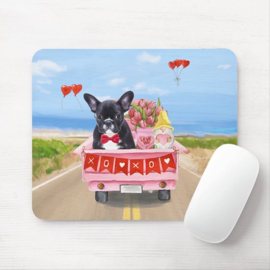 Tapis De Souris Chien de la Saint-Valentin (Avec souris)