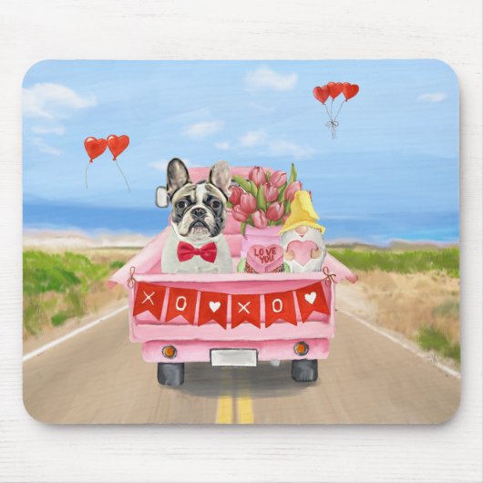 Tapis De Souris Chien de la Saint-Valentin (Devant)