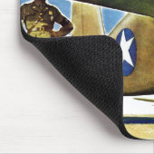 Tapis De Souris Chien de l'armée (Coin)