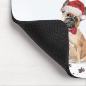 Tapis De Souris Chien de Noël Funny avec arbre (Coin)