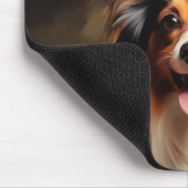 Tapis De Souris Chien de Papillon (Coin)