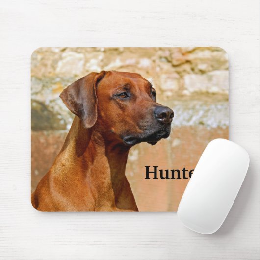 Tapis De Souris Chien de Rhodesian Ridgeback (Avec souris)