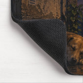 Tapis De Souris chien de rue endormi (Coin)