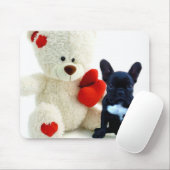 Tapis De Souris Chien de Saint-Valentin, mousepad (Avec souris)