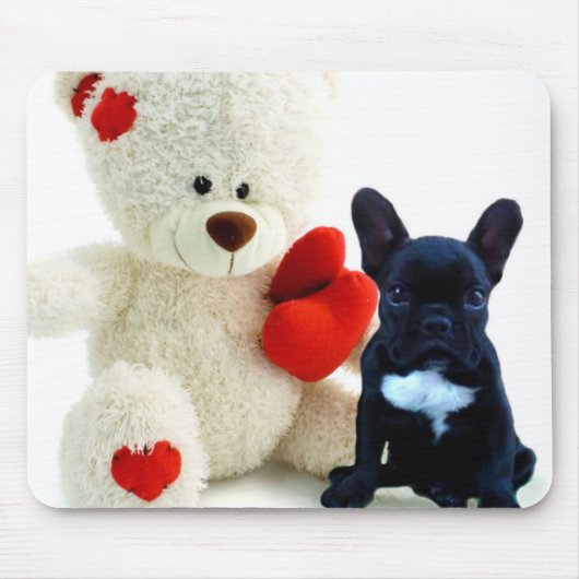 Tapis De Souris Chien de Saint-Valentin, mousepad (Devant)