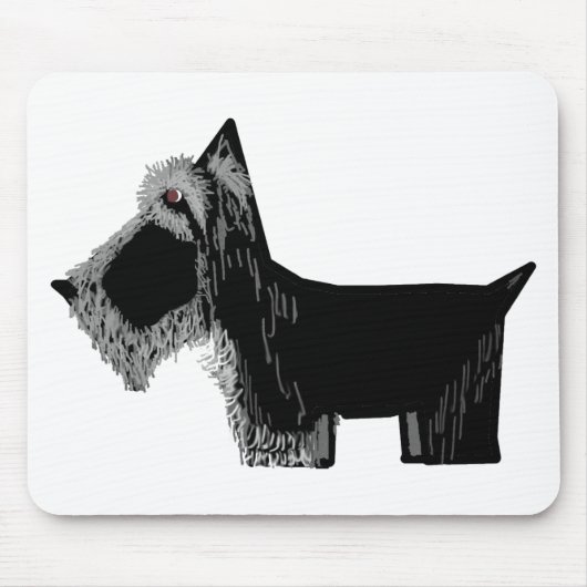 Tapis De Souris Chien de Scottie (Devant)